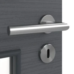 HÖRMANN Innentür Schiefer Anthrazit Duradecor Proline Concepto Mit Lichtausschnitt LA 9 -Türen Verkauf 3.1 innentueren concepto la 9 schiefer anthrazit 187593 detail oberflaeche