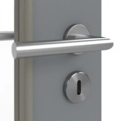 HÖRMANN Innentür Ultramatt Staubgrau Duradecor Proline Concepto Mit Lichtausschnitt LA-DIN -Türen Verkauf 3.1 innentueren concepto la din ultramatt staubgrau 226299 detail oberflaeche