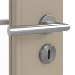 HÖRMANN Innentür Ultramatt Taupe Duradecor Proline Concepto Mit Lichtausschnitt LA-DIN -Türen Verkauf 3.1 innentueren concepto la din ultramatt taupe 187546 detail oberflaeche 1