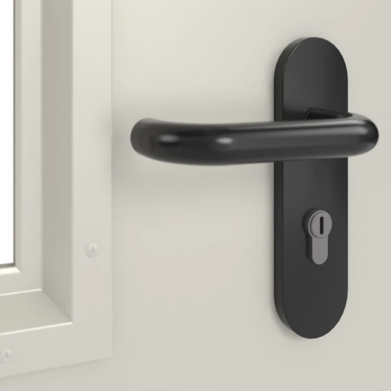 HÖRMANN Innentür-Set Stahl Mehrzwecktür D65-1 OD Mit Lichtausschnitt LA-B1 Inkl. Zarge DryFix 5 HÖRMANN Innentür-Set Stahl Mehrzwecktür D65-1 OD Mit Lichtausschnitt LA-B1 Inkl. Zarge DryFix - Image 5