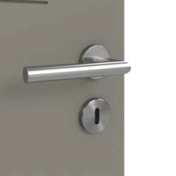 HÖRMANN Innentür Groove 11 Staubgrau RAL 7037 Lack DesignLine -Türen Verkauf 3.1 innentueren groove 11 ral7037 225921 detail oberflaeche