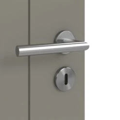 HÖRMANN Innentür Groove 16 Staubgrau RAL 7037 Lack DesignLine -Türen Verkauf 3.1 innentueren groove 16 ral7037 225930 detail oberflaeche