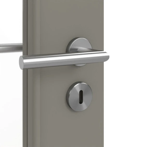 HÖRMANN Innentür Groove 29 Staubgrau RAL 7037 Lack DesignLine Mit Lichtausschnitt LA 8 6 HÖRMANN Innentür Groove 29 Staubgrau RAL 7037 Lack DesignLine Mit Lichtausschnitt LA 8 - Image 6