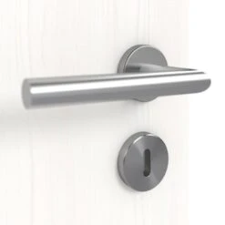 HÖRMANN Doppelflügeltür Gebürstetes Weiß Duradecor ProLine Mit Zarge -Türen Verkauf 3.1 fluegeltueren baseline duradecor struktur gebuerstetes weiss 159282 detail oberflaeche 1