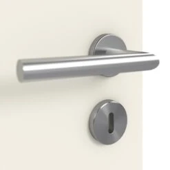 HÖRMANN Doppelflügeltür Reinweiß RAL 9010 Lack ProLine Mit Lichtausschnitt LA 24 Mittig Mit Zarge -Türen Verkauf 3.1 fluegeltueren baseline lack la 24 ral9010 159351 detail oberflaeche