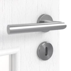 HÖRMANN Innentür Esche Weiß Duradecor ProLine Mit Lichtausschnitt LA 9 -Türen Verkauf 3.1 innentueren baseline duradecor glatt la 9 esche weiss 160001 detail oberflaeche 1