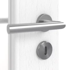 HÖRMANN Innentür Esche Weiß Duradecor ProLine Mit Lichtausschnitt LA-DIN -Türen Verkauf 3.1 innentueren baseline duradecor glatt la din esche weiss 159999 detail oberflaeche 1