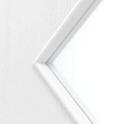 HÖRMANN Doppelflügeltür Esche Weiß Duradecor ProLine Mit Lichtausschnitt LA 6 Raute Mit Zarge -Türen Verkauf 3.2 fluegeltueren baseline la 6 esche weiss 214830 detail la 1