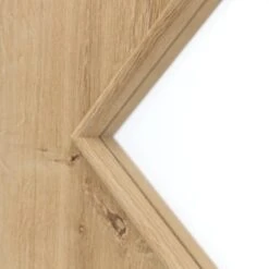 HÖRMANN Doppelflügeltür Wildeiche Duradecor ProLine Mit Lichtausschnitt LA 6 Raute Mit Zarge -Türen Verkauf 3.2 fluegeltueren baseline la 6 wildeiche 214845 detail la 1