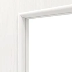 HÖRMANN Doppelflügeltür Gebürstetes Weiß Duradecor ProLine Mit Lichtausschnitt LA 8 Mit Zarge -Türen Verkauf 3.2 fluegeltueren baseline la 8 gebuerstetes weiss 214984 detail la 3