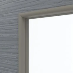 HÖRMANN Innentür Schiefer Staubgrau Duradecor Proline Concepto Mit Lichtausschnitt LA 4 Mittig -Türen Verkauf 3.2 innentueren concepto la 4 m cross schiefer staubgrau 226255 detail la 1