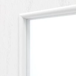 HÖRMANN Doppelflügeltür Esche Weiß Duradecor ProLine Mit Lichtausschnitt LA 11 Mit Zarge -Türen Verkauf 3.2 fluegeltueren baseline duradecor glatt la 11 esche weiss 159215 detail la