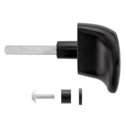 Hörmann Torgriffgarnitur Schwarz, Stiftlänge 73,5 Mm, TS 0,75/1,5/3 -Türen Verkauf 3024989 hoermann torgriffgarnitur schwarz stiftlaenge 73 5 mm ts 075 15 3 seitenansicht