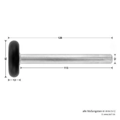 Hörmann Laufrolle Mit Kugellager, BR 30/40/50, Edelstahl -Türen Verkauf 3053384 hoermann laufrolle typ k kugellager edelstahl masse