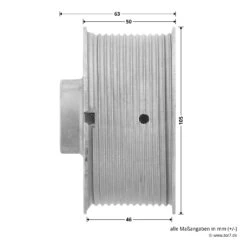 Hörmann Seiltrommel, Beschlag N, L, Rechts, Baureihe 20/30 9 Hörmann Seiltrommel, Beschlag N, L, Rechts, Baureihe 20/30 -Türen Verkauf 3093538 hoermann seiltrommel rechts fuer garagen sektionaltore br 30 masse seite