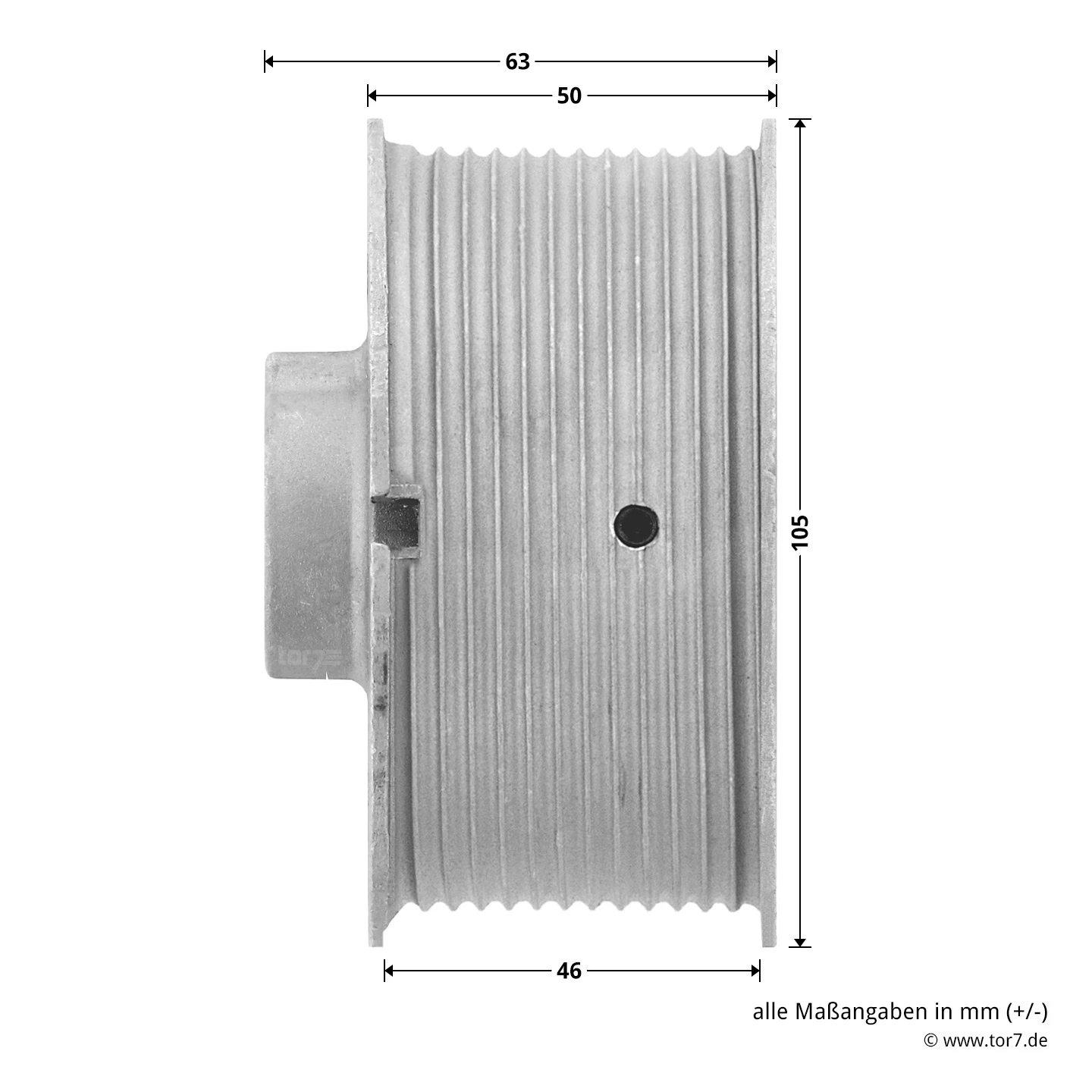 Hörmann Seiltrommel, Beschlag N, L, Rechts, Baureihe 20/30 5 Hörmann Seiltrommel, Beschlag N, L, Rechts, Baureihe 20/30 - Image 5
