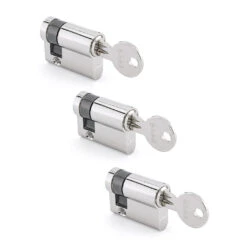 Hörmann Profilhalbzylinder, Gleichschließend, 3 Stück