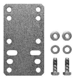 Hörmann Verlängerungsplatte VP 1, Stahl Verzinkt, Zur Vergrößerung Des Abstand Vom RotaMatic Zum Pfosten