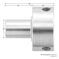 Hörmann Flanschkupplung Für Welle D40 -Türen Verkauf 638004 hoermann flanschkupplung fuer welle d 40 masse seite