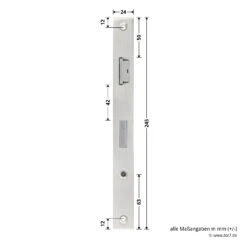 Hörmann Schlupftür-Schloss DF80/95/98, PZ, DIN Links 9 Hörmann Schlupftür-Schloss DF80/95/98, PZ, DIN Links -Türen Verkauf 716839 hoermann schlupftuer schloss df80 95 98 pz din links masse stulp