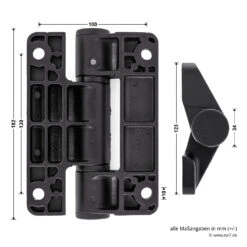 Hörmann Aluminium-Druckgussband, Aufliegend -Türen Verkauf 766664 hoermann aluminium druckgussband aufliegend masse