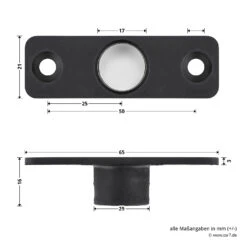 Hörmann Führungsbuchse Verschlussstange, 16 Mm -Türen Verkauf 772238 hoermann fuehrungsbuchse verschlussstange 16mm bemassung