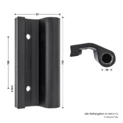 Hörmann Entlastungsrolle Mit Einfach-Bandteil 360 Mm, M12, DIN Links, Zwischenliegend -Türen Verkauf 772635 hoermann entlastungsrolle mit einfach bandteil 360mm m12 din links zwischenliegend masse bild 2