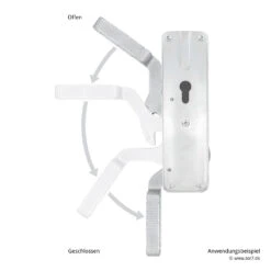 Hörmann Tortreibriegel Basküle Links, PZ 13 Hörmann Tortreibriegel Basküle Links, PZ -Türen Verkauf 790540 hoermann tortreibriegel baskuele links pz anwendungsbeispiel