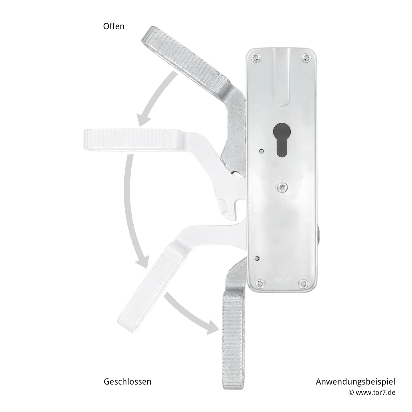 Hörmann Tortreibriegel Basküle Links, PZ 7 Hörmann Tortreibriegel Basküle Links, PZ - Image 7