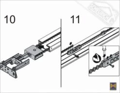 Hörmann Führungsschienen-Kürzungs-Set -Türen Verkauf fuehrungsschiene kuerzungs set 10 11 1
