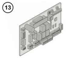 13 - Hörmann Steuerungsplatine RotaMatic /P/PL/Akku