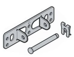 Hörmann Sturzgelenk, Bolzen A8 X 75 Mit SL-Sicherung Für Sturzgelenk