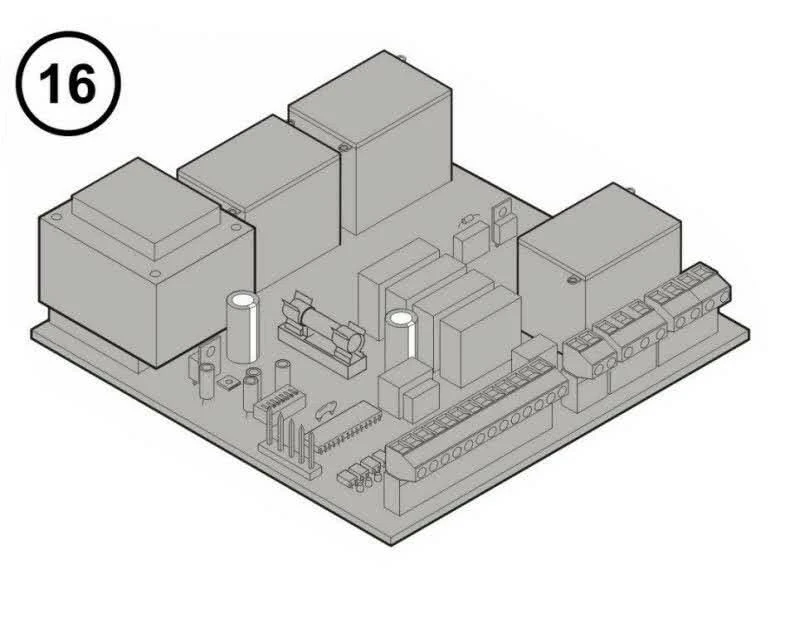 16 - Hörmann Steuerungsplatine A 844 Für STA 220 1 16 - Hörmann Steuerungsplatine A 844 Für STA 220
