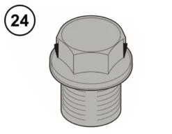 24 - Hörmann Ölablass-Schraube STA 180/220 + DTH 700