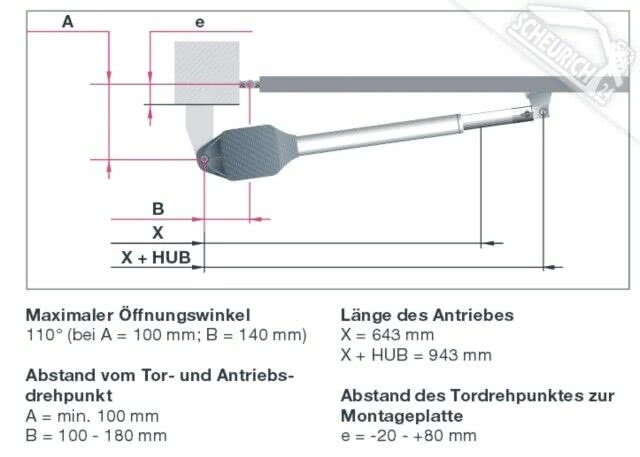 Hörmann Drehtorantrieb 2-flg. EcoStar Portronic D 5000 Serie 2, 433 MHz BS 3 Hörmann Drehtorantrieb 2-flg. EcoStar Portronic D 5000 Serie 2, 433 MHz BS - Image 3