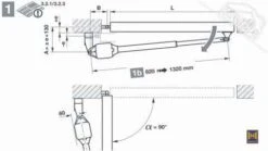Hörmann Drehtorantrieb RotaMatic PL 1 Serie 3 BiSecur Für 1-flg. Drehtore -Türen Verkauf hoermann masse bersicht rotamatic pl 1 1