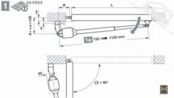 Hörmann Drehtorantrieb RotaMatic P 2 Serie 3 BiSecur Für 2-flg. Drehtore -Türen Verkauf hoermann masse bersicht rotamatic p 2 1