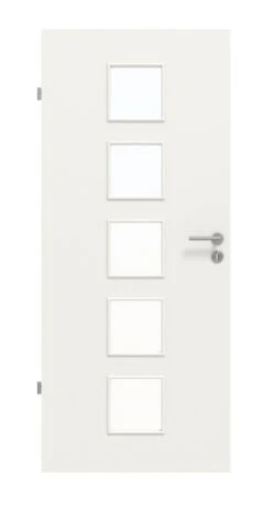HÖRMANN Innentür Verkehrsweiß RAL 9016 Duradecor ProLine Mit Lichtausschnitt LA 5