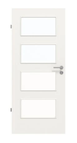 HÖRMANN Innentür Verkehrsweiß RAL 9016 Duradecor ProLine Mit Lichtausschnitt LA 9