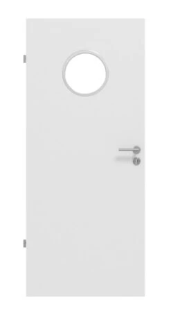 HÖRMANN Innentür Bütte Weiß Duradecor ProLine Mit Lichtausschnitt LA Bullauge