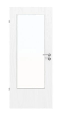 HÖRMANN Innentür Esche Weiß Duradecor ProLine Mit Lichtausschnitt LA-DIN