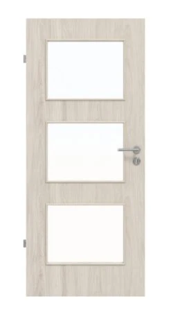 HÖRMANN Innentür Gebürstete Salzeiche Duradecor ProLine Mit Lichtausschnitt LA 11