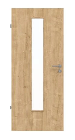 HÖRMANN Innentür Wildeiche Duradecor ProLine Mit Lichtausschnitt LA 24 Mittig