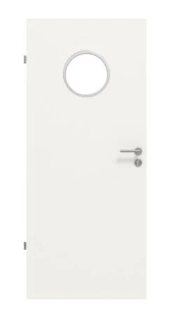 HÖRMANN Innentür Verkehrsweiß RAL 9016 Lack ProLine Mit Lichtausschnitt LA Bullauge