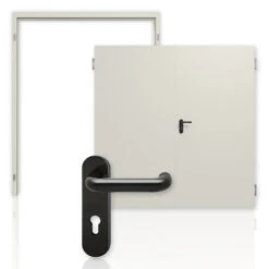 HÖRMANN Komplettset 2-flg. Mehrzwecktür MZ-2 Inkl. Eckzarge