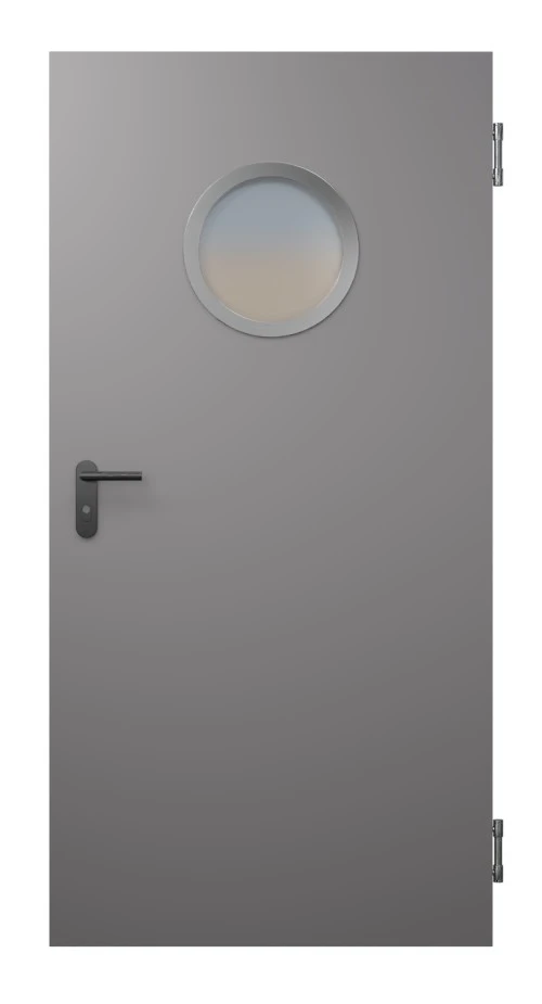 HÖRMANN Innentür-Blatt ZK Stahl Mit Lichtausschnitt LA Rund 1 HÖRMANN Innentür-Blatt ZK Stahl Mit Lichtausschnitt LA Rund