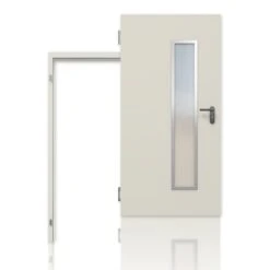 HÖRMANN Komplettset Mehrzwecktür MZ-1 Mit Lichtausschnitt LA-B9 Inkl. Eckzarge