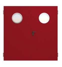 HÖRMANN Innentür-Set 2-flg. Innentür OIT 40-2 Mit Rundem Lichtausschnitt Inkl. Eckzarge -Türen Verkauf ral3003 10