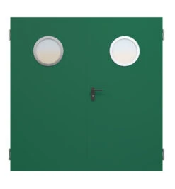 HÖRMANN Innentür-Set 2-flg. Innentür ZK Mit Rundem Lichtausschnitt Inkl. Eckzarge -Türen Verkauf ral6005 11