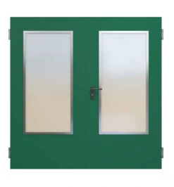 HÖRMANN Innentür-Set 2-flg. Innentür ZK Mit Lichtausschnitt LA-B7 Inkl. Eckzarge -Türen Verkauf ral6005 8